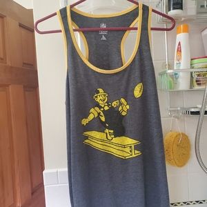Women's Pittsburgh Steelers Racerback NFL team apparel Tank top